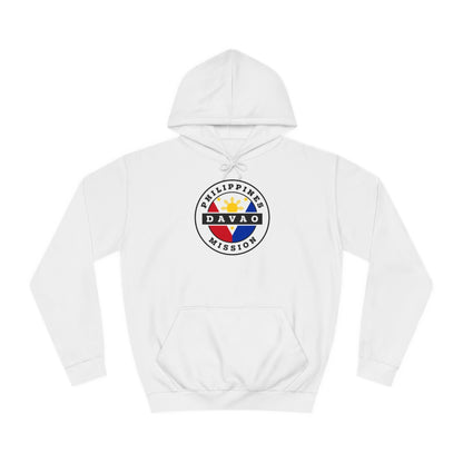 Philippines Davao Mission Flag Logo (White Border) College Hoodie - Latter-Day Saint LDS Missionary Gift - Book of Mormon