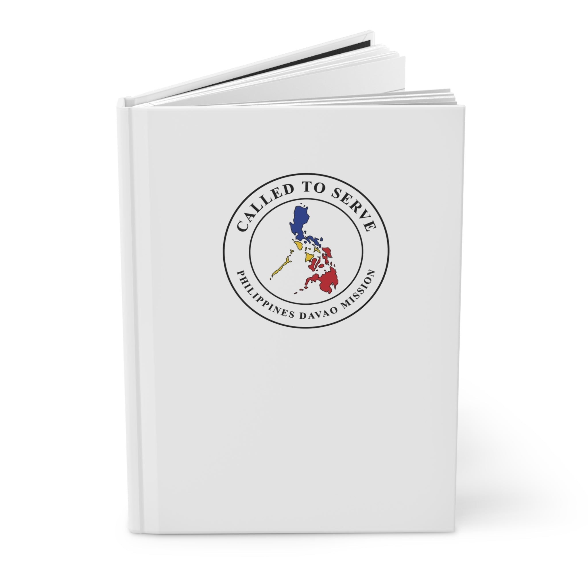 Philippines Davao Mission Flag Map Called to Serve White Hardcover Journal Matte - Latter-Day Saint LDS Missionary Gift - Book of Mormon