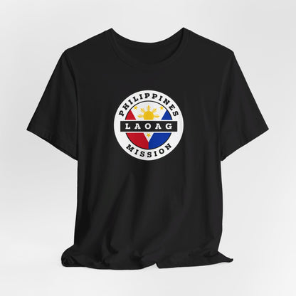 Philippines Laoag Mission Circular Flag T-shirt - Latter-Day Saint LDS Missionary Gift - Book of Mormon