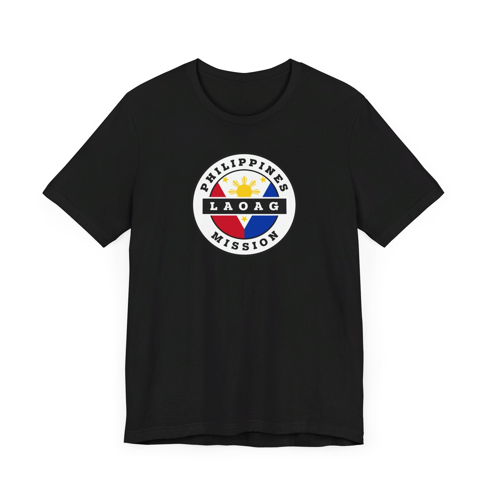 Philippines Laoag Mission Circular Flag T-shirt - Latter-Day Saint LDS Missionary Gift - Book of Mormon