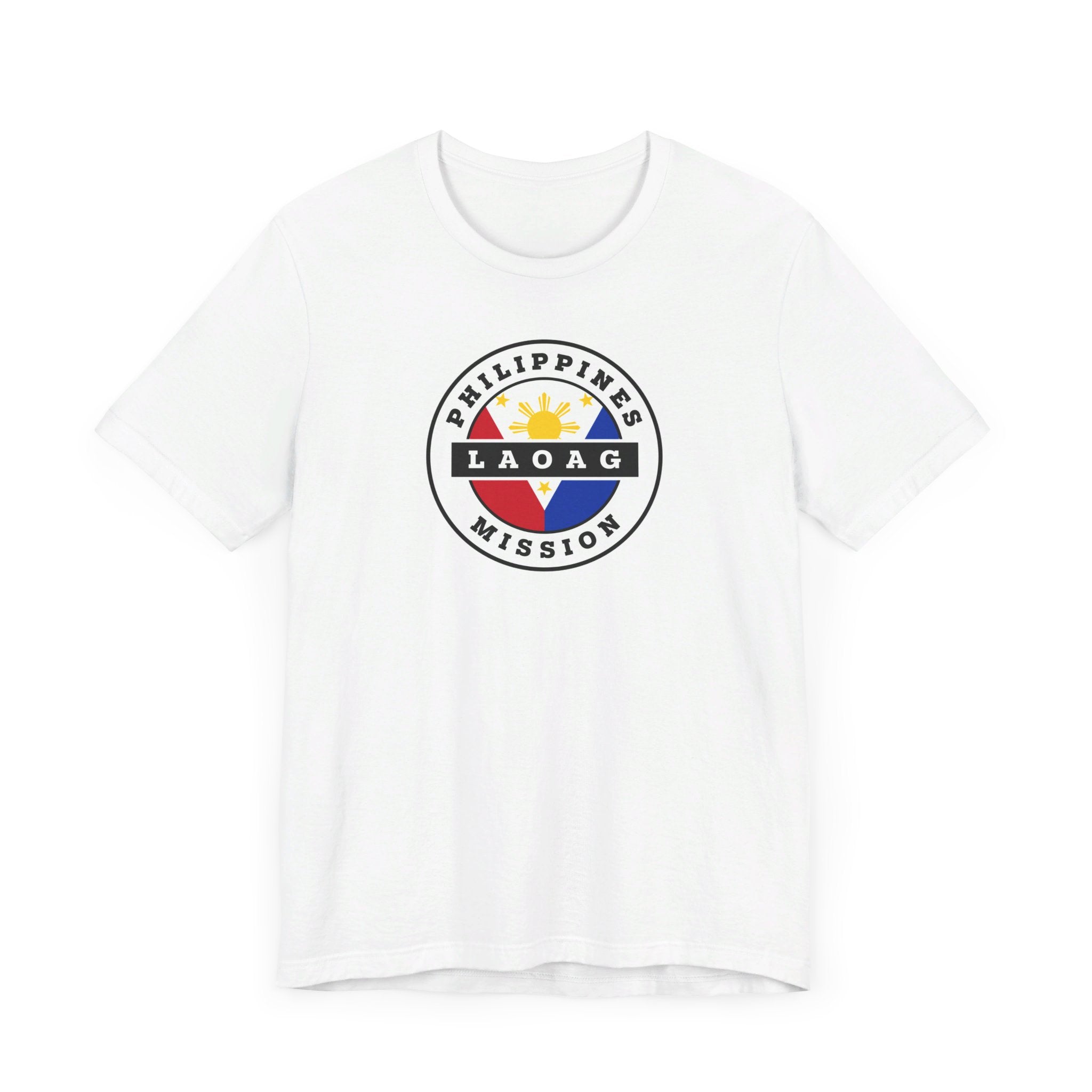 Philippines Laoag Mission Circular Flag T-shirt - Latter-Day Saint LDS Missionary Gift - Book of Mormon