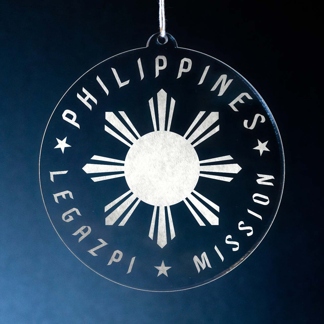 Philippines Legazpi Mission Christmas Ornament - Latter-Day Saint LDS Missionary Gift - Book of Mormon