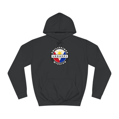 Philippines Legazpi Mission Flag Logo (Black Border) College Hoodie - Mission Wishlist - LDS Missionary Gift Store