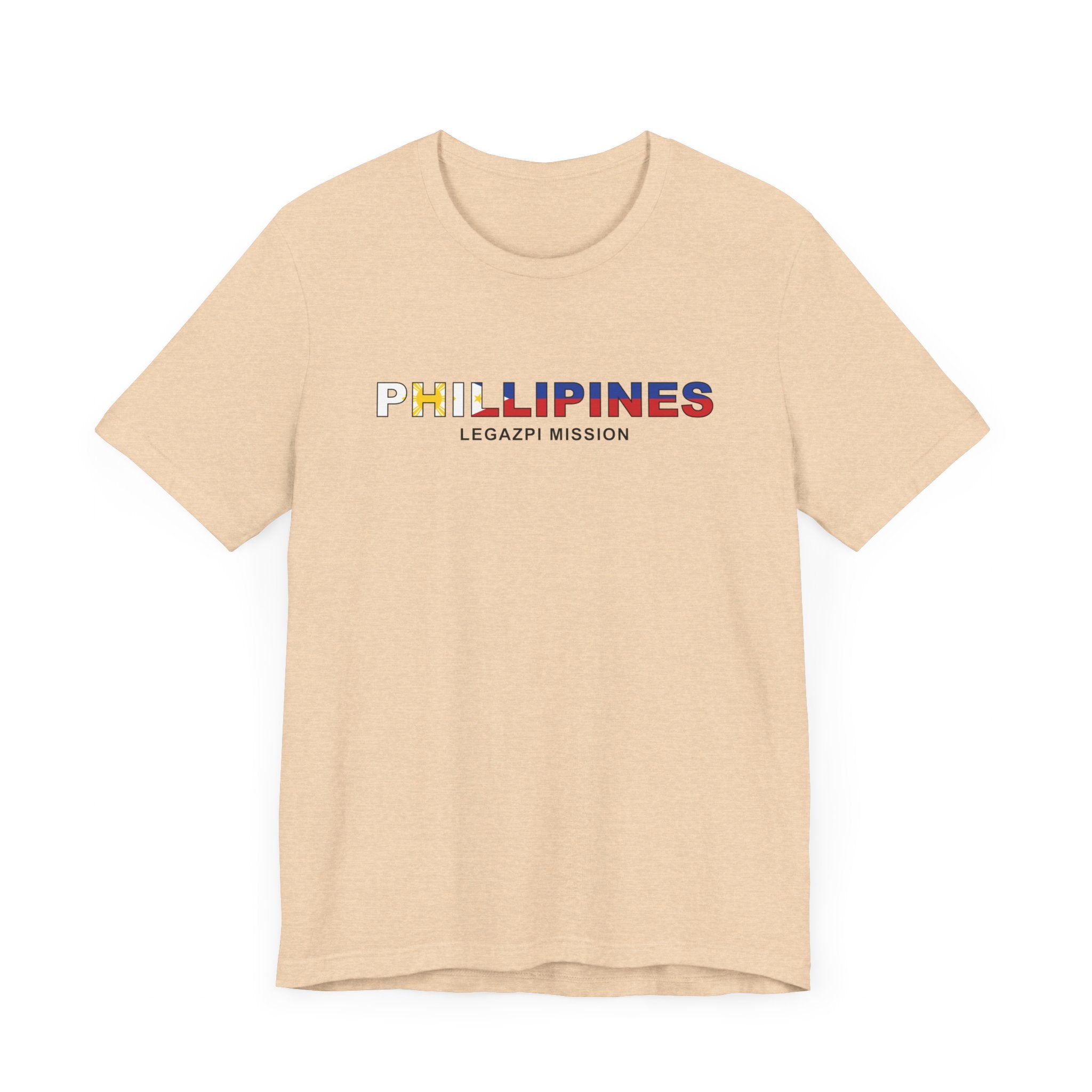 Philippines Legazpi Mission Flag Title T-shirt - Latter-Day Saint LDS Missionary Gift - Book of Mormon