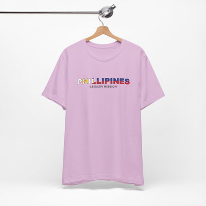 Philippines Legazpi Mission Flag Title T-shirt - Latter-Day Saint LDS Missionary Gift - Book of Mormon