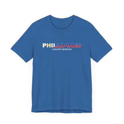 Philippines Legazpi Mission Flag Title T-shirt - Latter-Day Saint LDS Missionary Gift - Book of Mormon