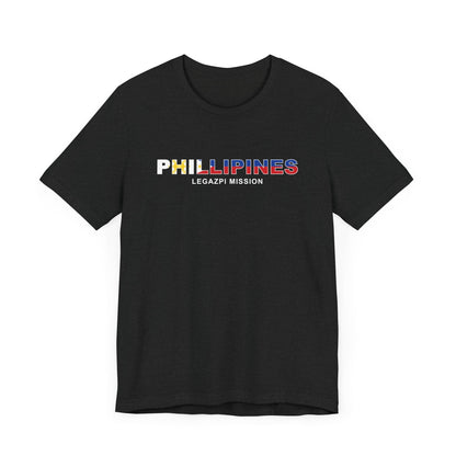 Philippines Legazpi Mission Flag Title T-shirt - Latter-Day Saint LDS Missionary Gift - Book of Mormon