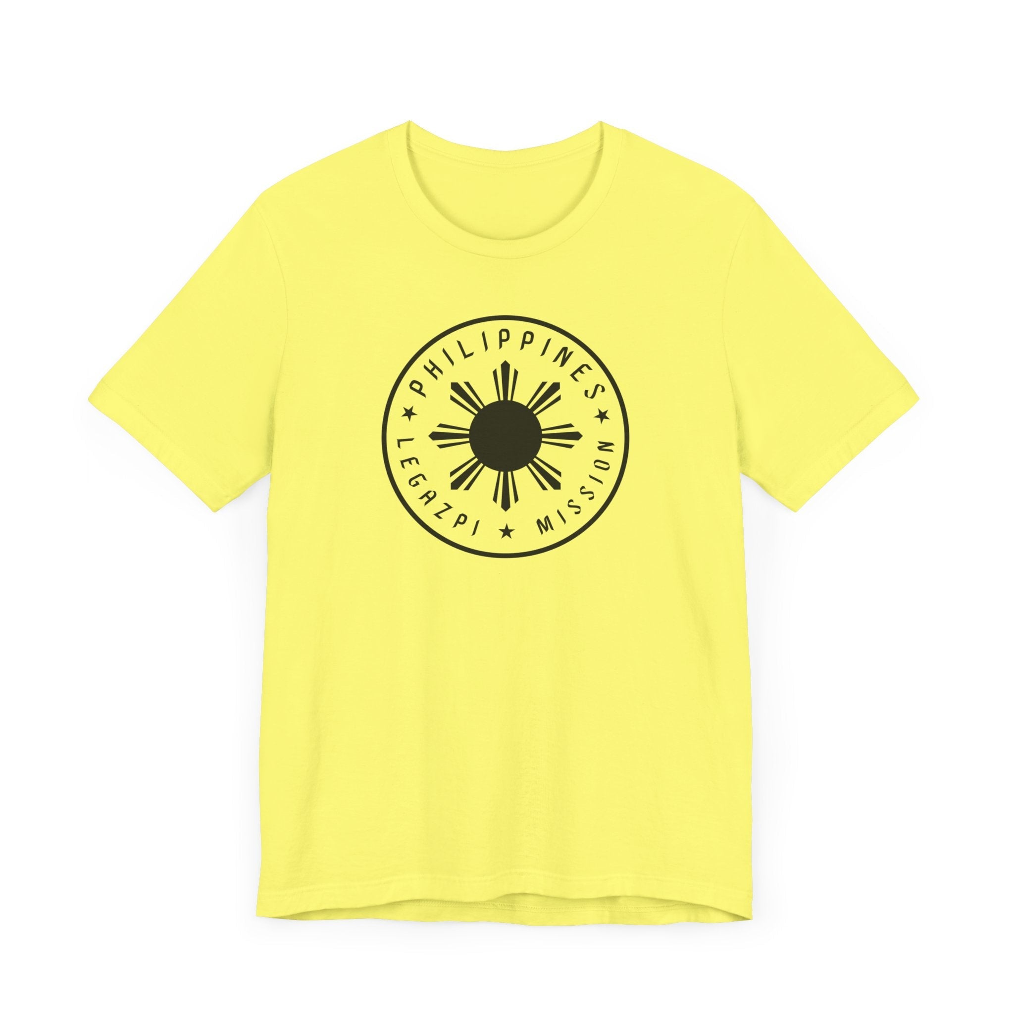 Philippines Legazpi Mission Monochrome Circle Logo T-Shirt - Latter-Day Saint LDS Missionary Gift - Book of Mormon