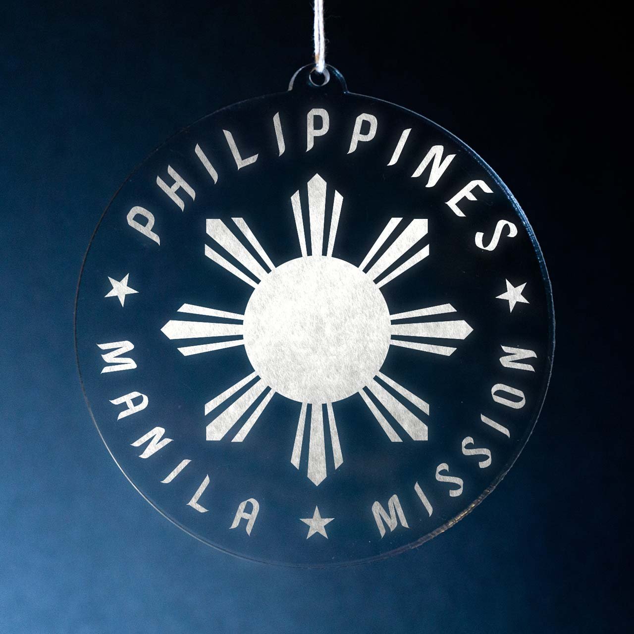 Philippines Manila Mission Christmas Ornament - Latter-Day Saint LDS Missionary Gift - Book of Mormon