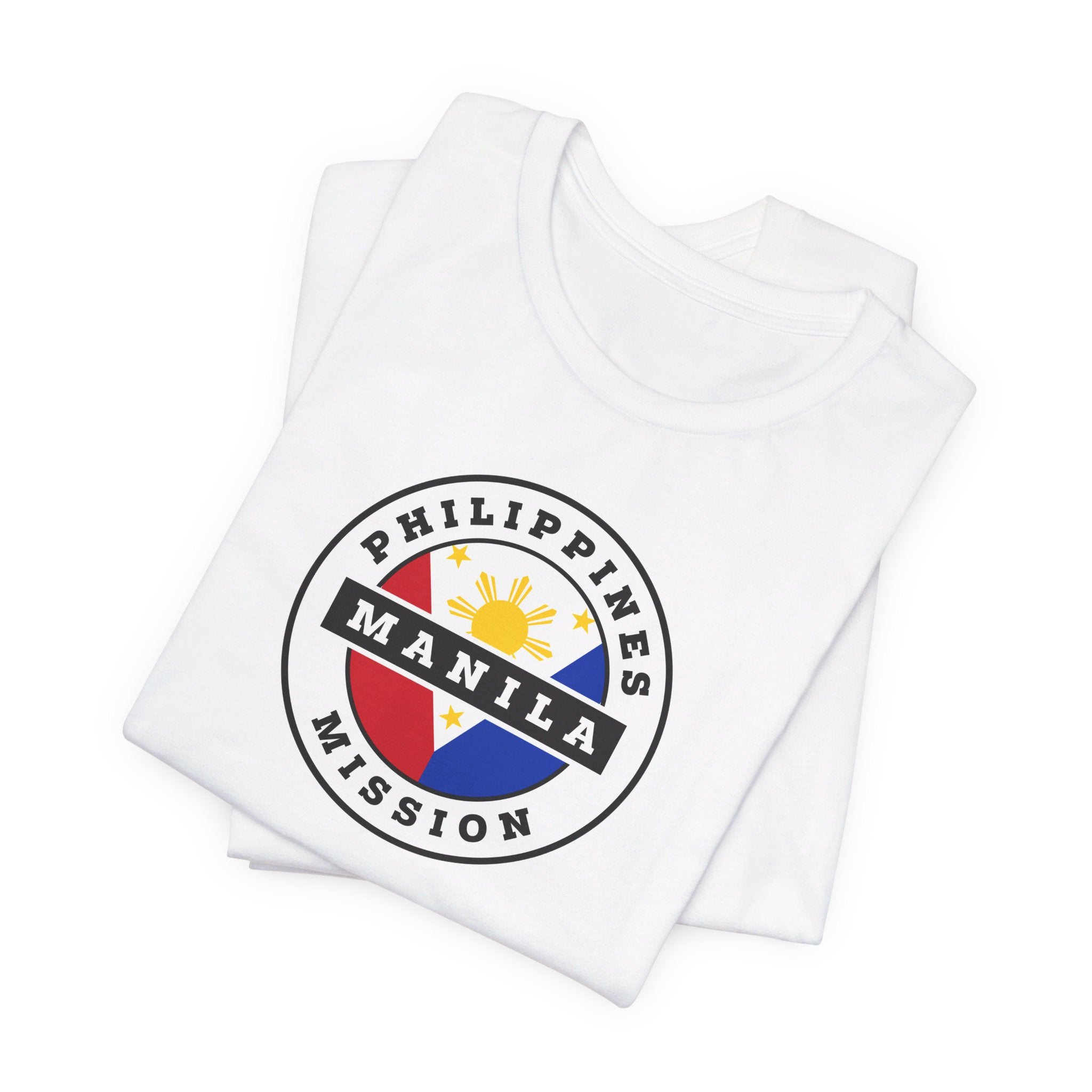 Philippines Manila Mission Circular Flag T-shirt - Latter-Day Saint LDS Missionary Gift - Book of Mormon