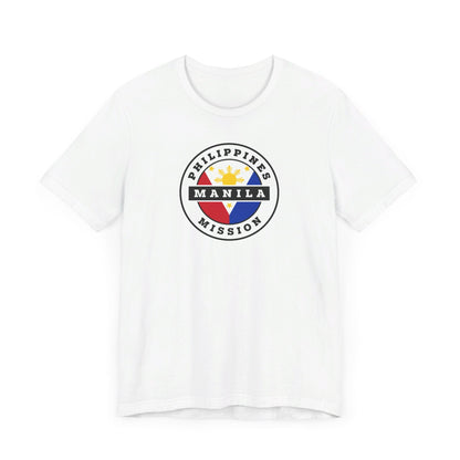 Philippines Manila Mission Circular Flag T-shirt - Latter-Day Saint LDS Missionary Gift - Book of Mormon