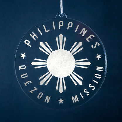 Philippines Quezon City Mission Christmas Ornament - Latter-Day Saint LDS Missionary Gift - Book of Mormon