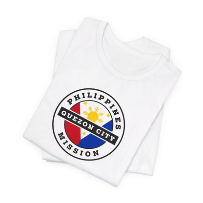 Philippines Quezon City Mission Circular Flag T-shirt - Latter-Day Saint LDS Missionary Gift - Book of Mormon