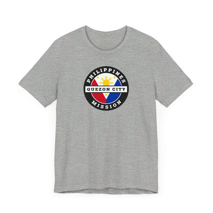 Philippines Quezon City Mission Circular Flag T-shirt - Latter-Day Saint LDS Missionary Gift - Book of Mormon