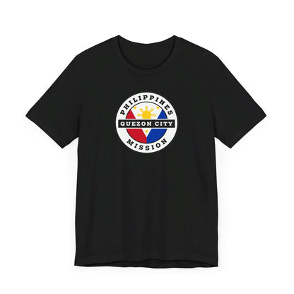 Philippines Quezon City Mission Circular Flag T-shirt - Latter-Day Saint LDS Missionary Gift - Book of Mormon