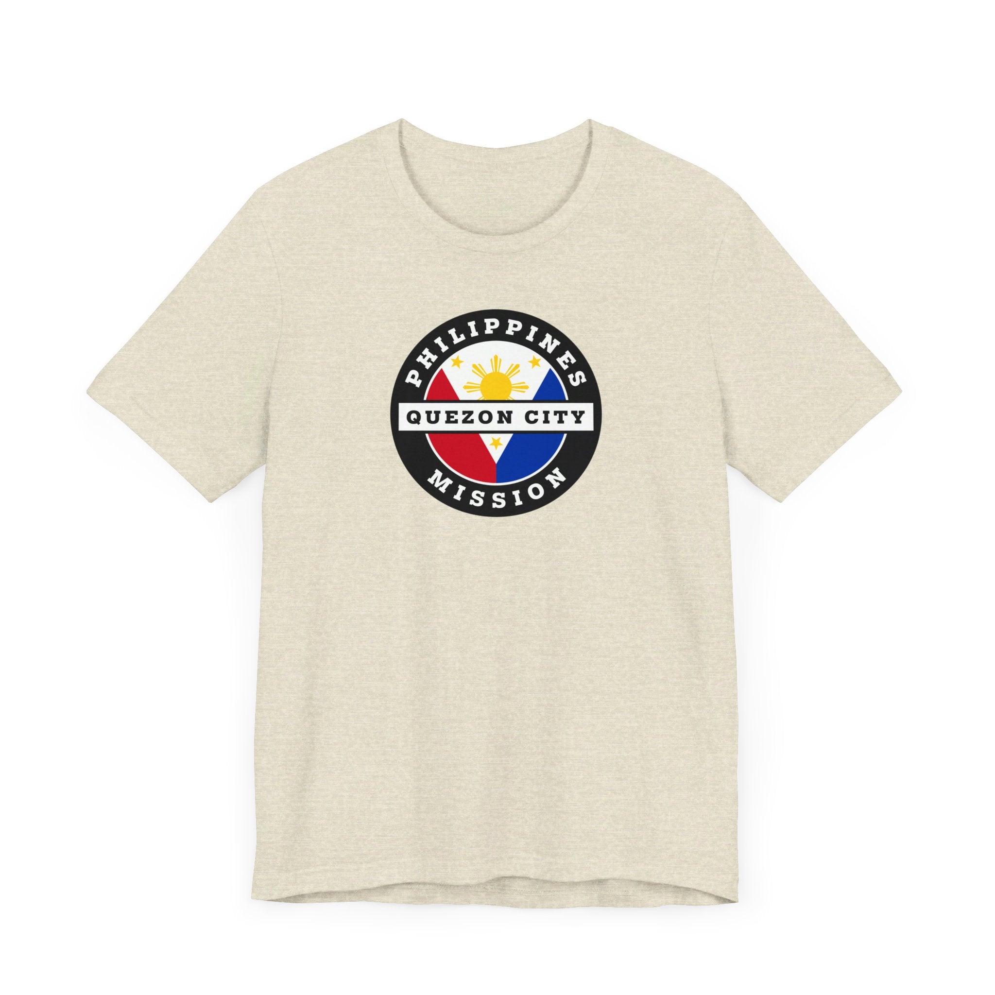 Philippines Quezon City Mission Circular Flag T-shirt - Latter-Day Saint LDS Missionary Gift - Book of Mormon