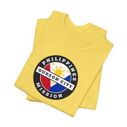 Philippines Quezon City Mission Circular Flag T-shirt - Latter-Day Saint LDS Missionary Gift - Book of Mormon