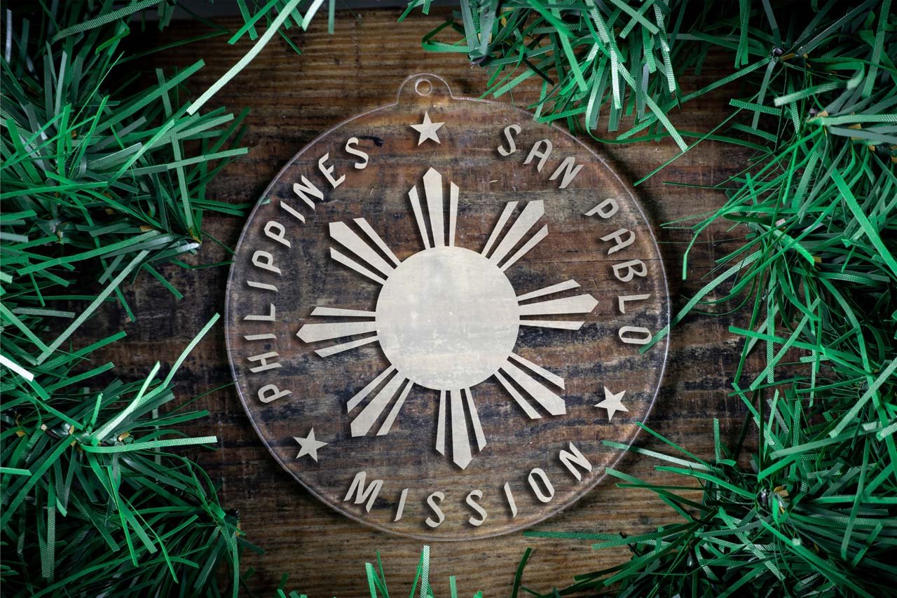 Philippines San Pablo Mission Christmas Ornament - Latter-Day Saint LDS Missionary Gift - Book of Mormon