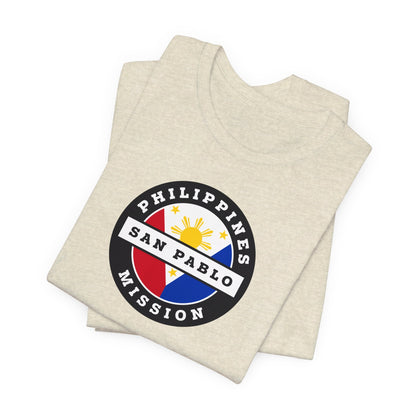 Philippines San Pablo Mission Circular Flag T-shirt - Latter-Day Saint LDS Missionary Gift - Book of Mormon