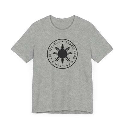 Philippines Tuguegarao Mission Monochrome Circle Logo T-Shirt - Latter-Day Saint LDS Missionary Gift - Book of Mormon