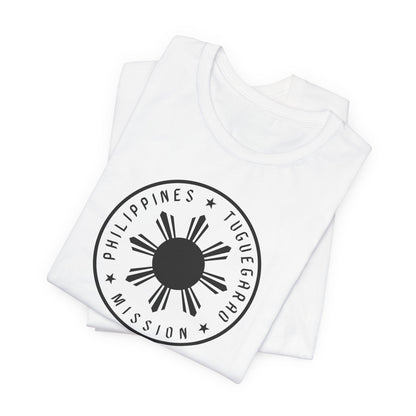 Philippines Tuguegarao Mission Monochrome Circle Logo T-Shirt - Latter-Day Saint LDS Missionary Gift - Book of Mormon