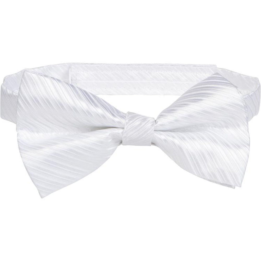 BT - 17 White Pinstripe Bowtie