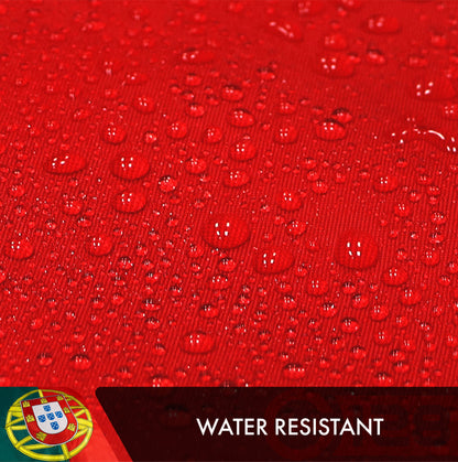 G128 Portugal (Portuguese) Flag | 3x5 feet | Double Sided Embroidered 210D Indoor/Outdoor, Brass Grommets, Heavy Duty Polyester