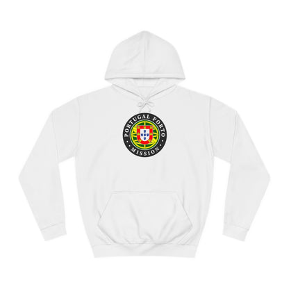 Portugal Porto Mission Flag Logo (Black Border) College Hoodie - Latter-Day Saint LDS Missionary Gift - Book of Mormon