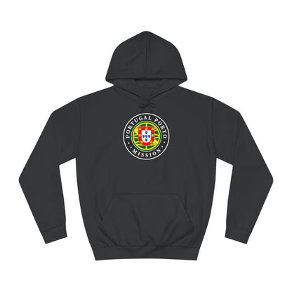 Portugal Porto Mission Flag Logo (Black Border) College Hoodie - Latter-Day Saint LDS Missionary Gift - Book of Mormon