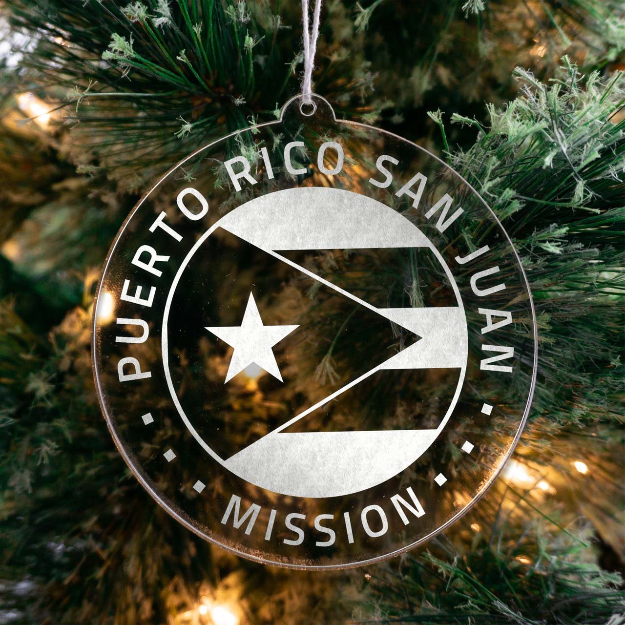 Puerto Rico San Juan Mission Christmas Ornament - Latter-Day Saint LDS Missionary Gift - Book of Mormon