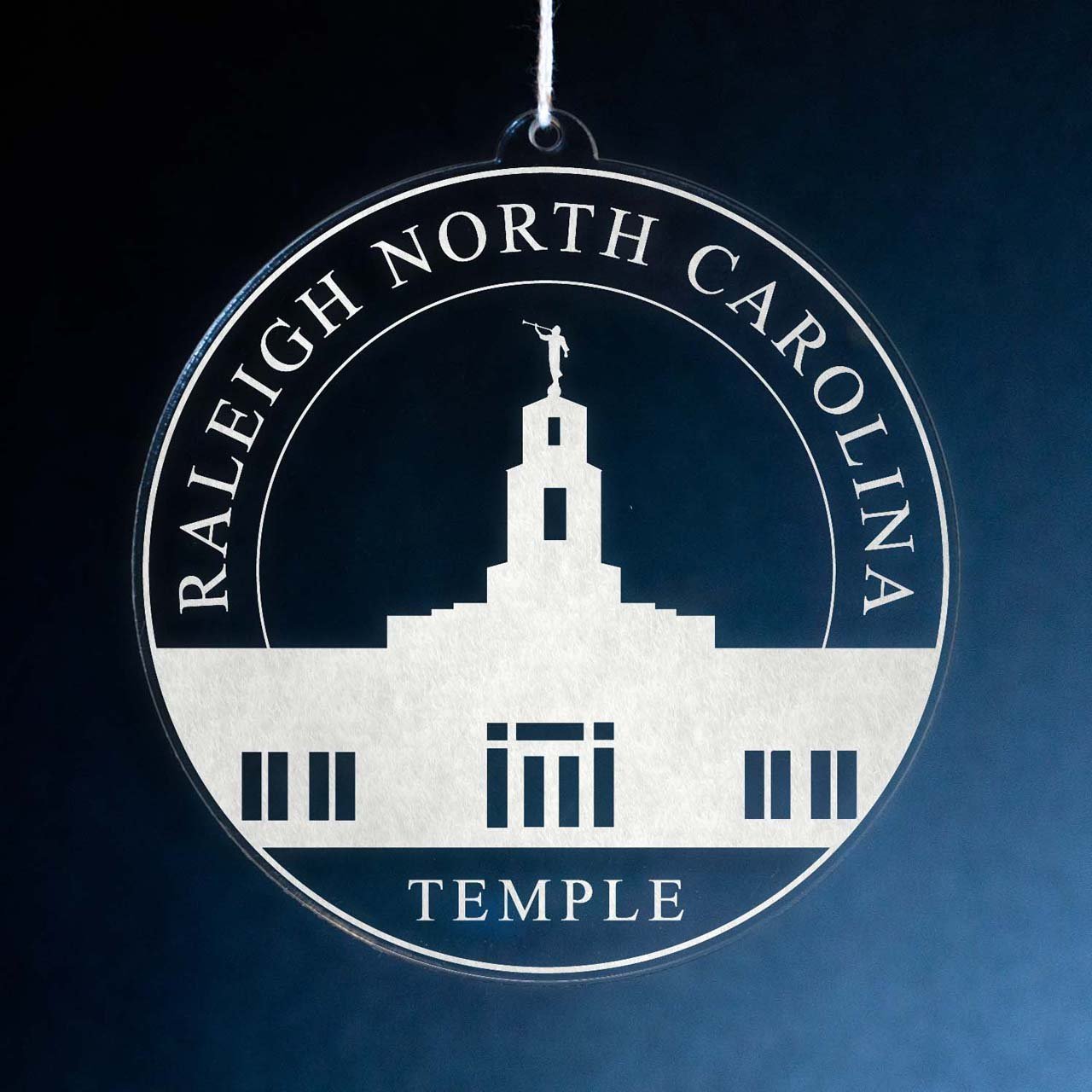 Raleigh North Carolina Temple Christmas Ornament - Latter-Day Saint LDS Missionary Gift - Book of Mormon