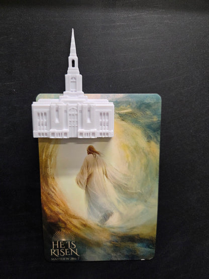 Red Cliffs Utah Temple Magnet