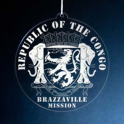 Republic of the Congo Brazzaville Mission Christmas Ornament - Latter-Day Saint LDS Missionary Gift - Book of Mormon