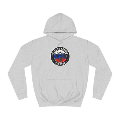 Russia Moscow Mission Flag Logo (Black Border) College Hoodie - Latter-Day Saint LDS Missionary Gift - Book of Mormon