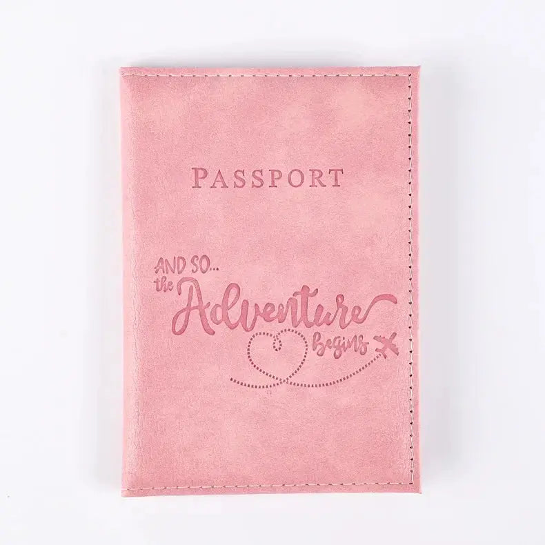 Passport Holder Wallet Cover Travel Essentials Pu Leather Card Case International Travel Accessories for Women/Men