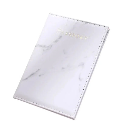 Travel Passport Holder Marble Pattern Passport Covers Passport Cover Flight Ticket Clip ID Credit Card Holder Travel Accessories