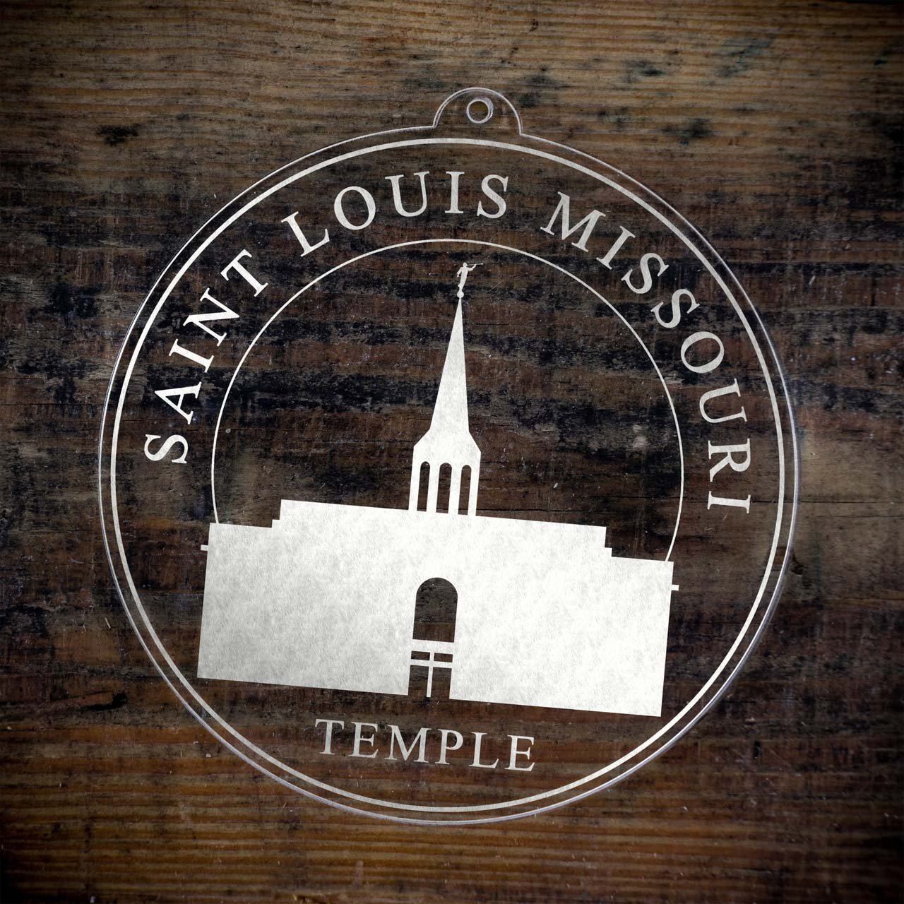 Saint Louis Missouri Temple Christmas Ornament - Latter-Day Saint LDS Missionary Gift - Book of Mormon