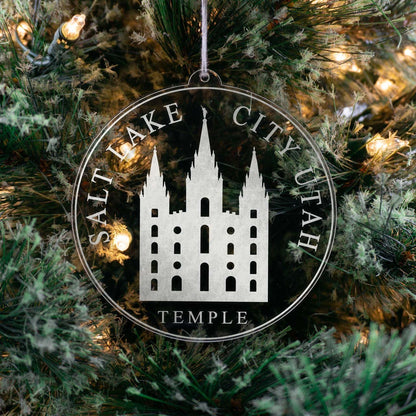 Salt Lake Temple Christmas Ornament - Latter-Day Saint LDS Missionary Gift - Book of Mormon