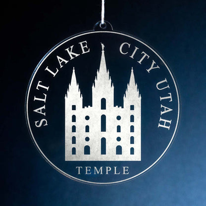 Salt Lake Temple Christmas Ornament - Latter-Day Saint LDS Missionary Gift - Book of Mormon