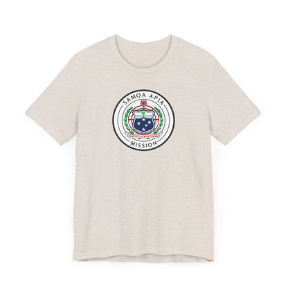 Samoa Apia Mission Flag Logo (White Border) T-shirt - Latter-Day Saint LDS Missionary Gift - Book of Mormon