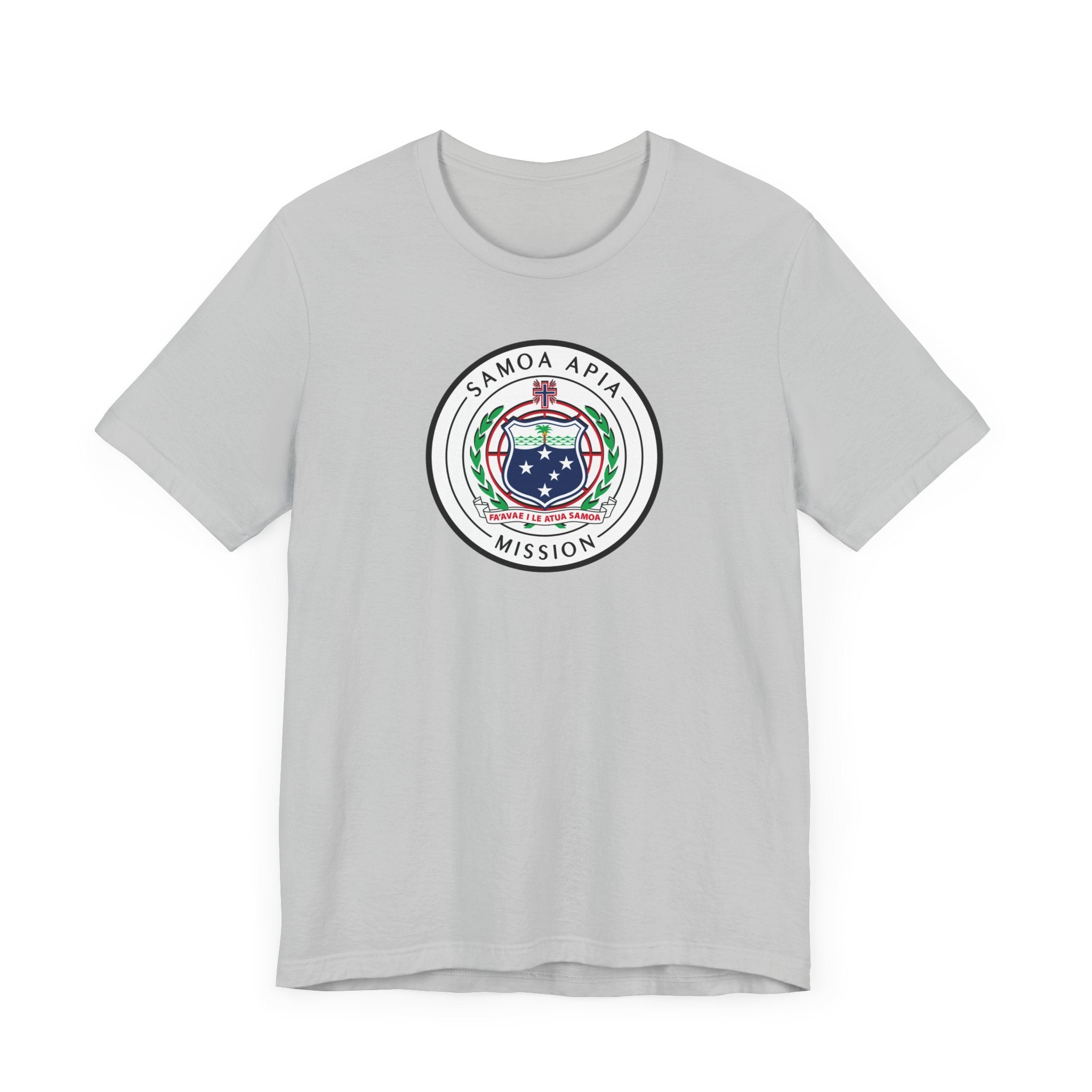 Samoa Apia Mission Flag Logo (White Border) T-shirt - Latter-Day Saint LDS Missionary Gift - Book of Mormon