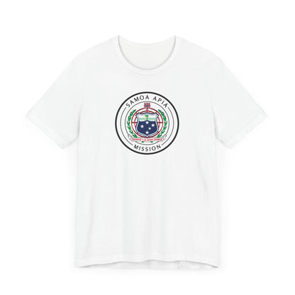 Samoa Apia Mission Flag Logo (White Border) T-shirt - Latter-Day Saint LDS Missionary Gift - Book of Mormon