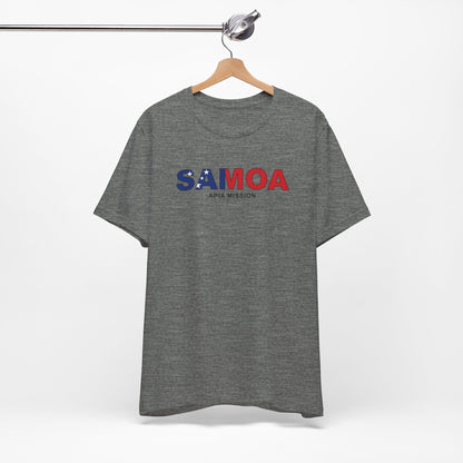 Samoa Apia Mission Flag Title T-shirt - Latter-Day Saint LDS Missionary Gift - Book of Mormon