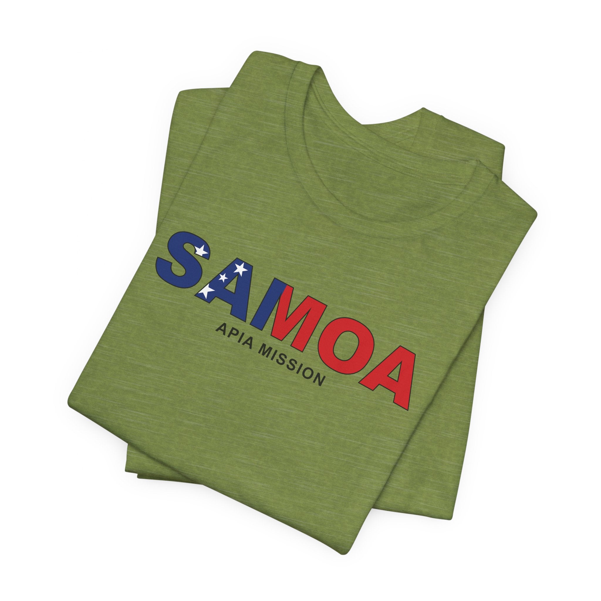 Samoa Apia Mission Flag Title T-shirt - Latter-Day Saint LDS Missionary Gift - Book of Mormon