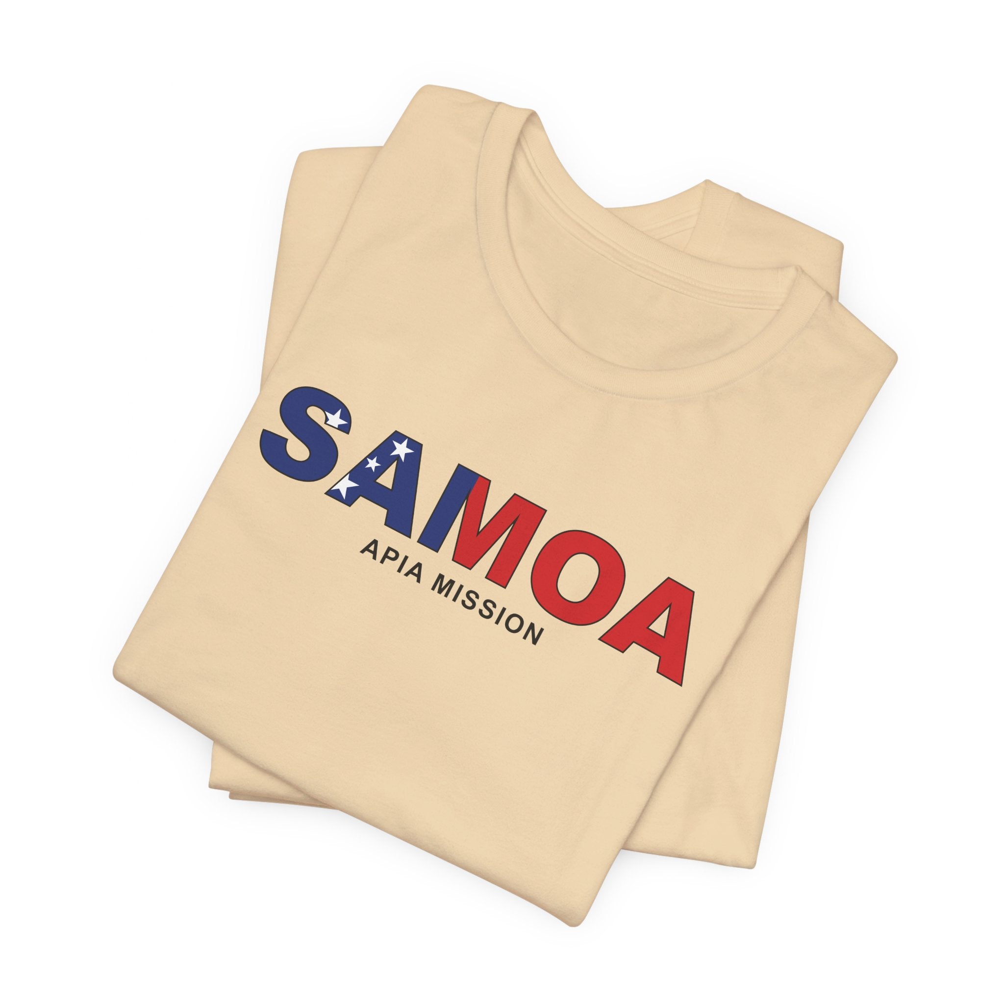 Samoa Apia Mission Flag Title T-shirt - Latter-Day Saint LDS Missionary Gift - Book of Mormon