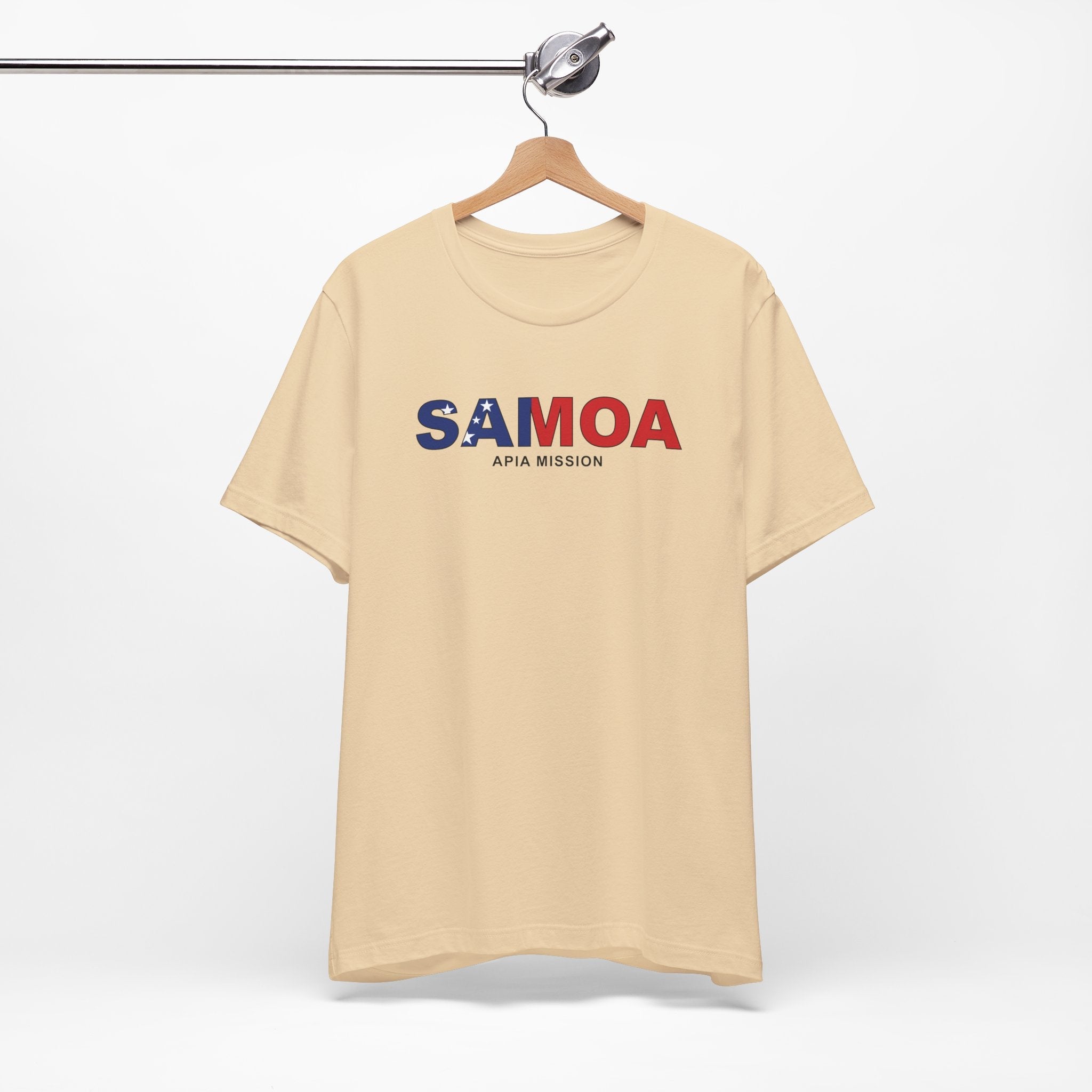 Samoa Apia Mission Flag Title T-shirt - Latter-Day Saint LDS Missionary Gift - Book of Mormon