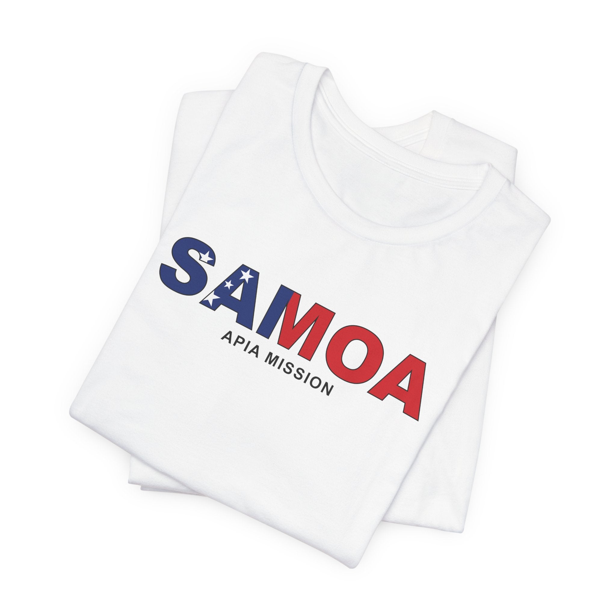 Samoa Apia Mission Flag Title T-shirt - Latter-Day Saint LDS Missionary Gift - Book of Mormon