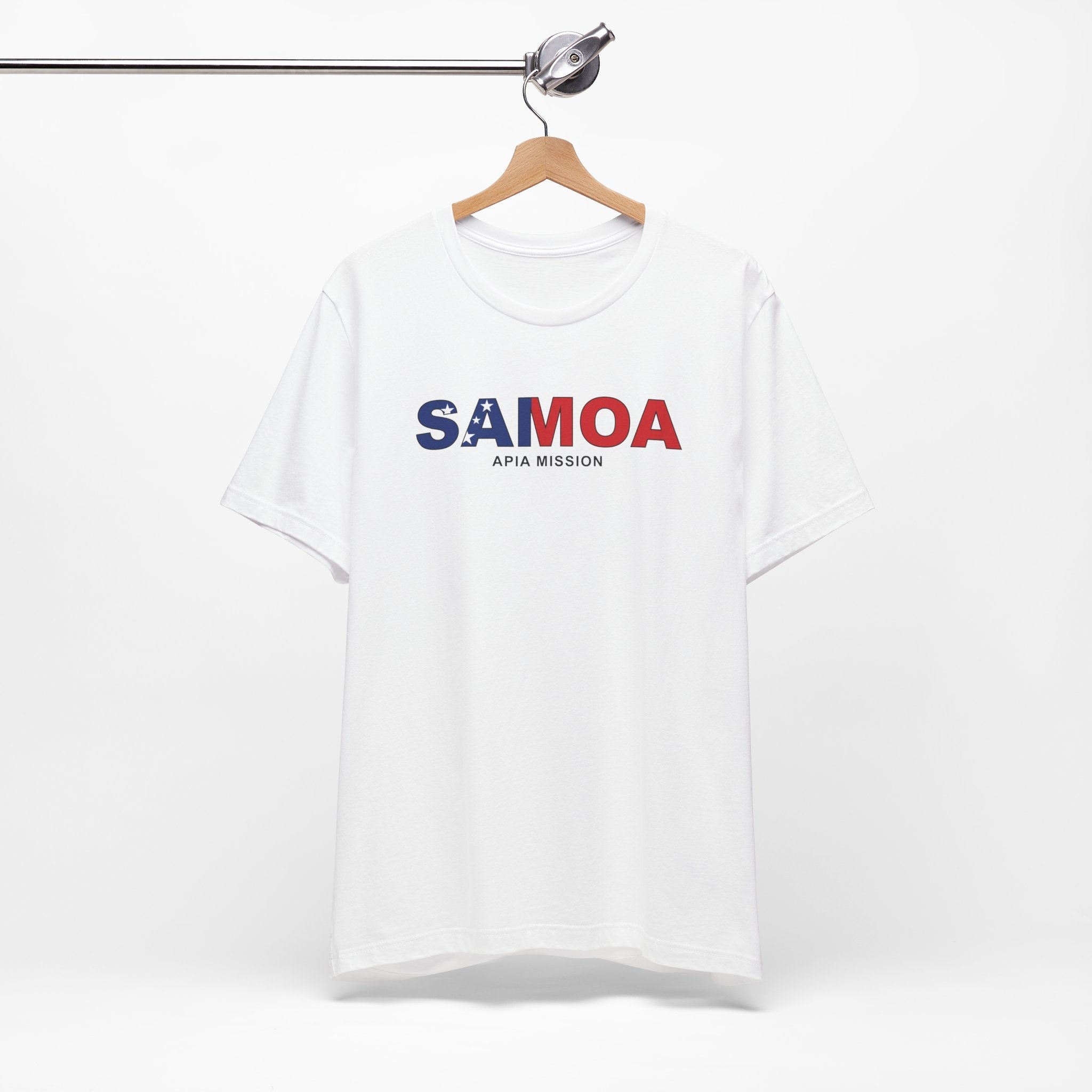 Samoa Apia Mission Flag Title T-shirt - Latter-Day Saint LDS Missionary Gift - Book of Mormon