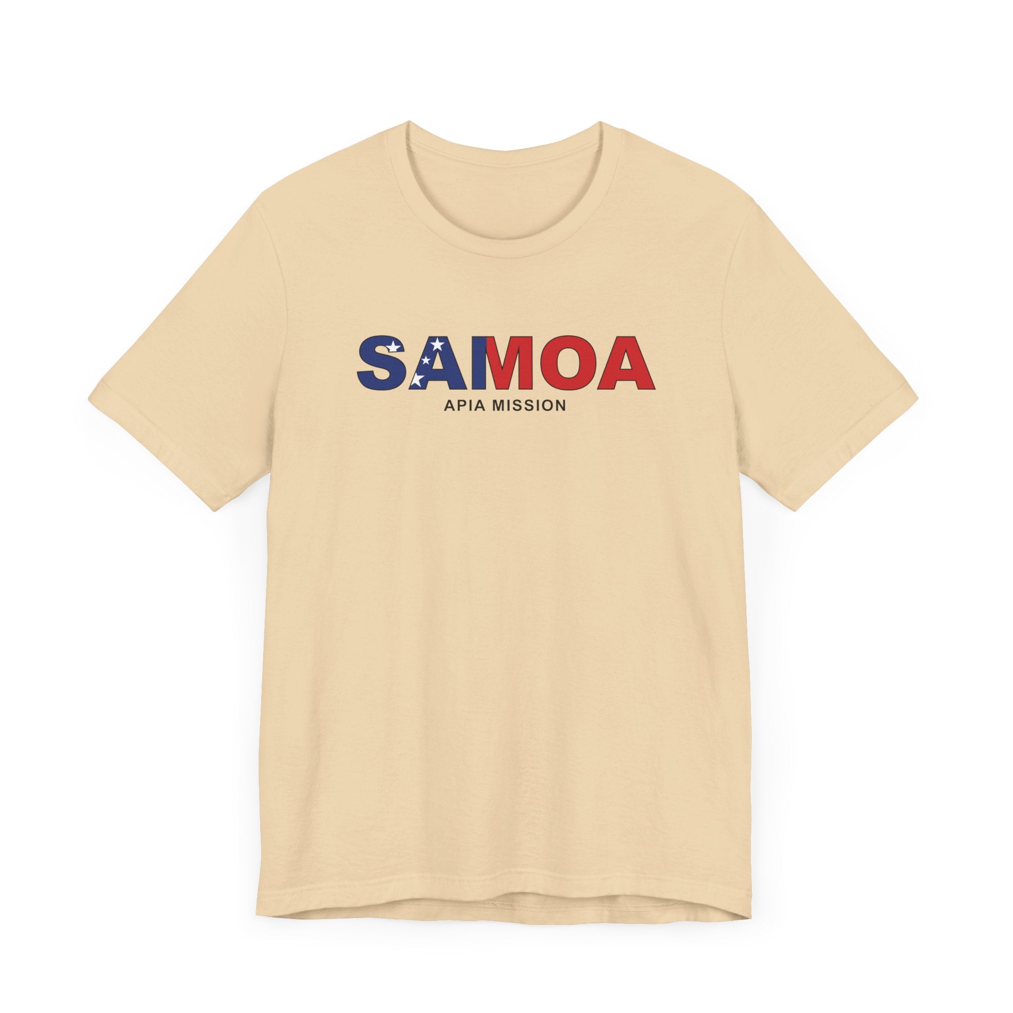 Samoa Apia Mission Flag Title T-shirt - Latter-Day Saint LDS Missionary Gift - Book of Mormon