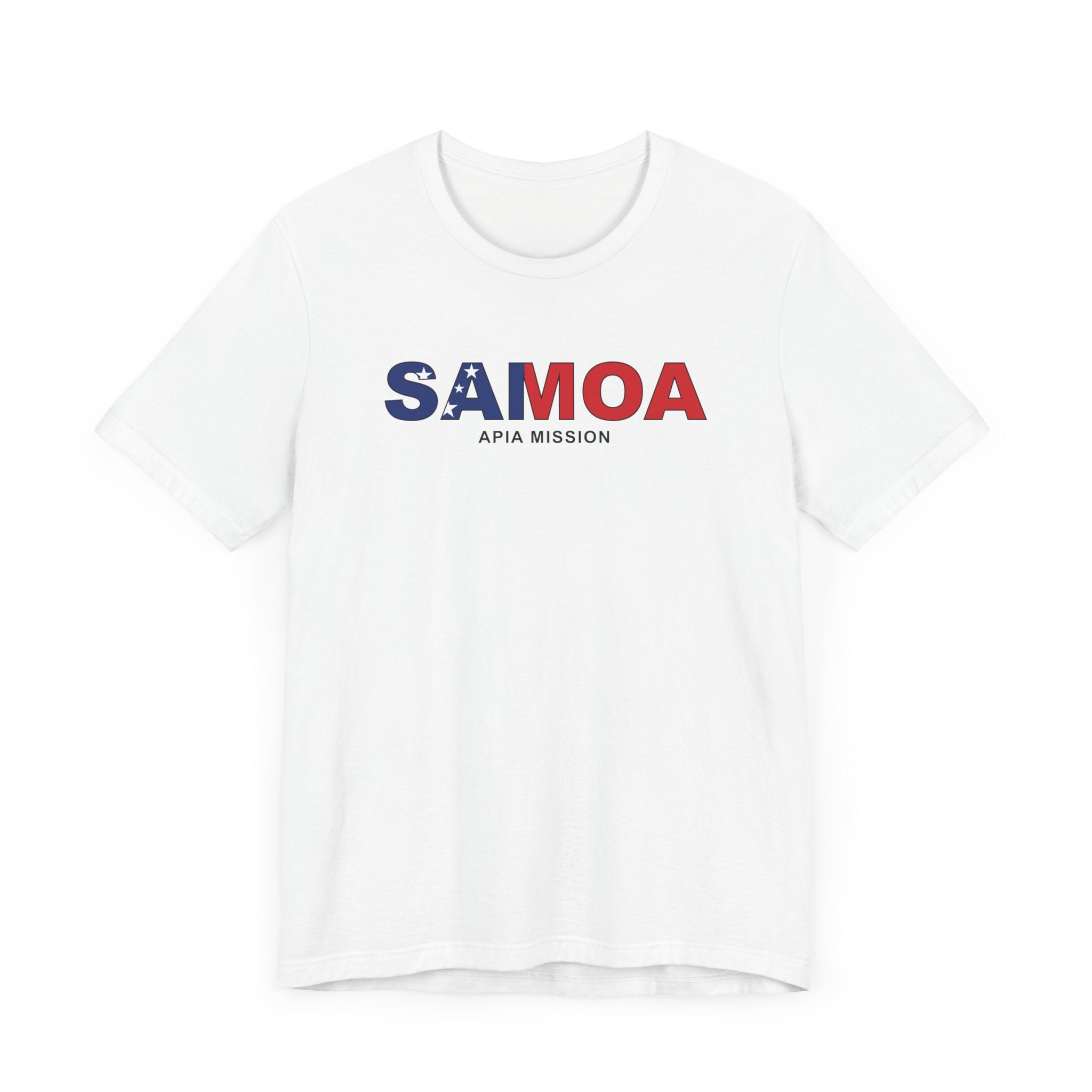 Samoa Apia Mission Flag Title T-shirt - Latter-Day Saint LDS Missionary Gift - Book of Mormon